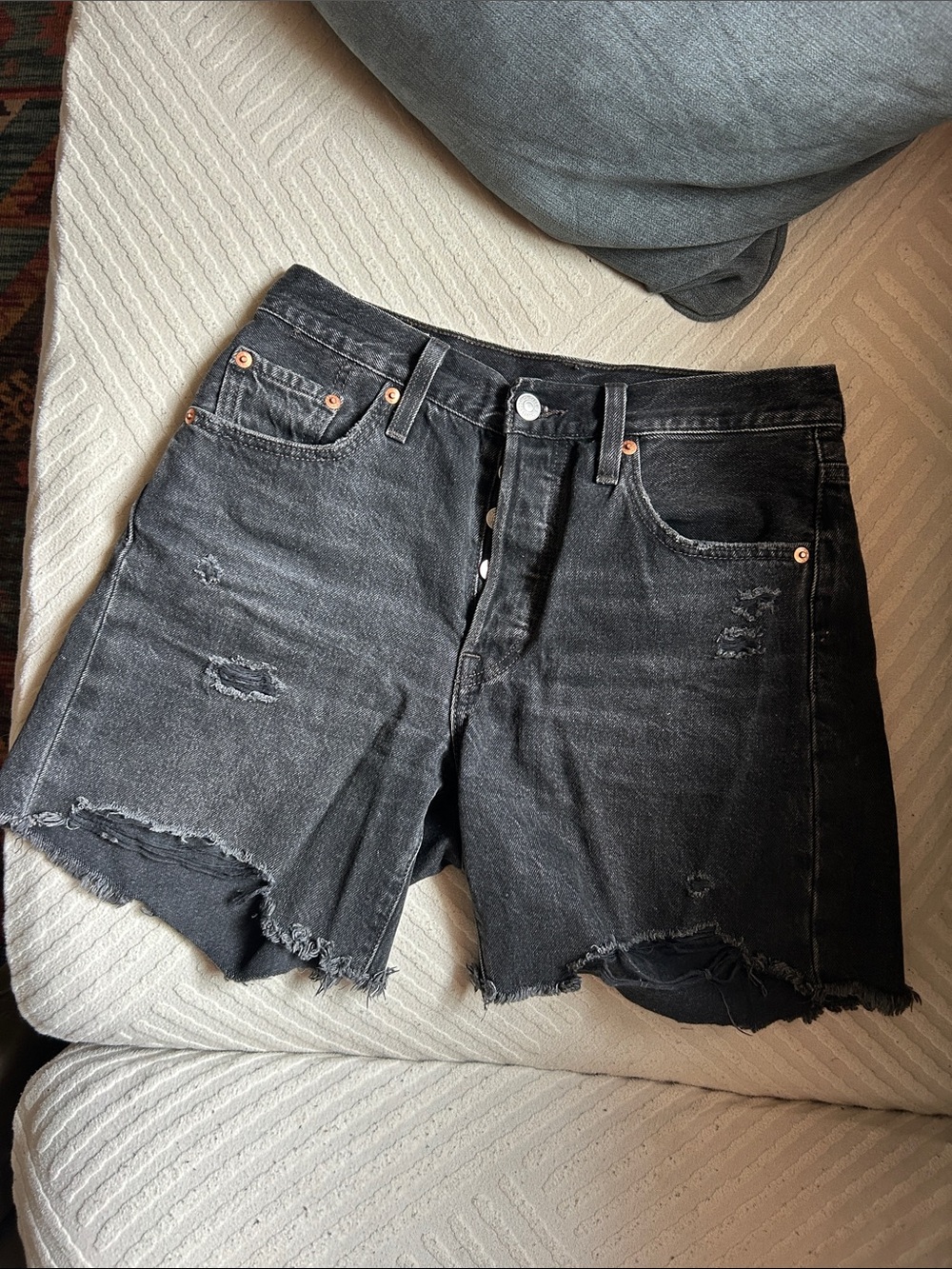 Levi’s 501 Jean Shorts High-Rise Button Fly